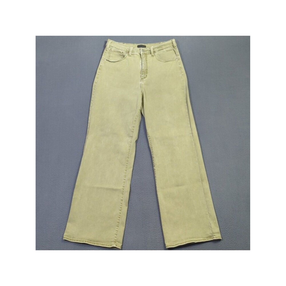 Silver Jeans Co Women's 32x31 Fits 29x30 Green Highly Desirable Trouser